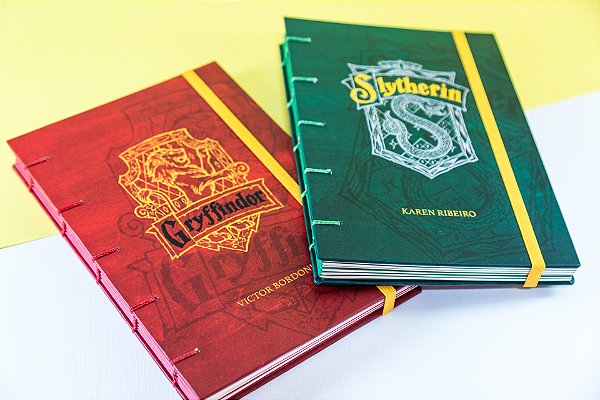 Caderno Sketchbook | Capa Dura Copta | Personalizado + Folha Colorida