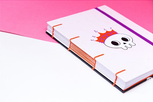 Caderno Sketchbook A5 | Capa Dura Copta para Aquarela
