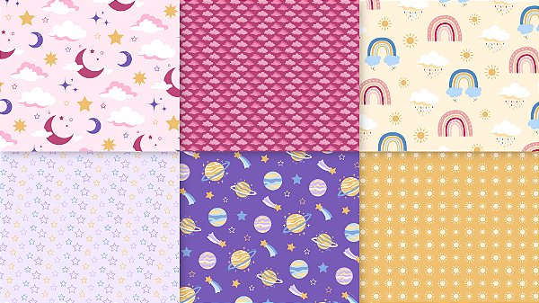 Papéis Digitais | Estampas Céu | ARQUIVO DIGITAL