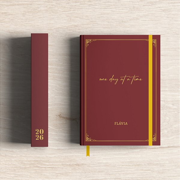 Planner 2026 | One Day At a Time Cereja