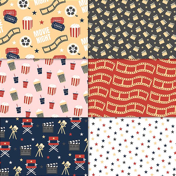 Papéis Digitais | Estampas Cinema | ARQUIVO DIGITAL