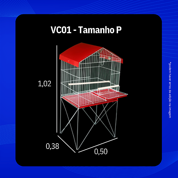 Viveiro para Calopsita