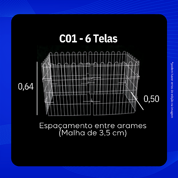 Linha Cercadinhos Tamanho M