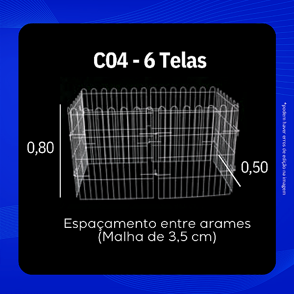 Linha Cercadinhos Tamanho G