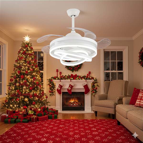 Ventilador de Teto Retrátil Com Controle Remoto CGE-001W