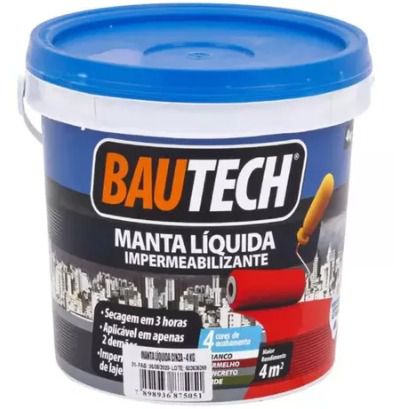 BAUTECH MANTA LIQUIDA BRANCO 04 KG