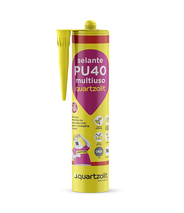 SELANTE PU40 MULTIUSO CINZA