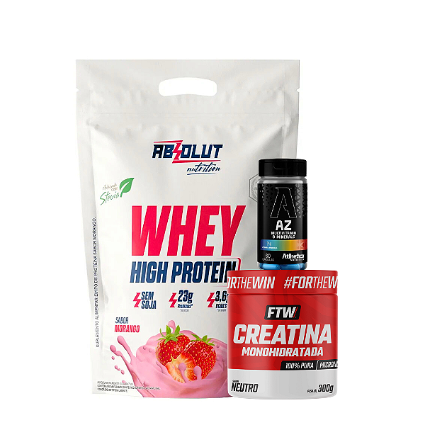 Combo Econômico (Whey + Creatina + Multivitaminico)
