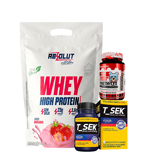 Kit Queima Turbo (Whey + Termogênico + Diurético)