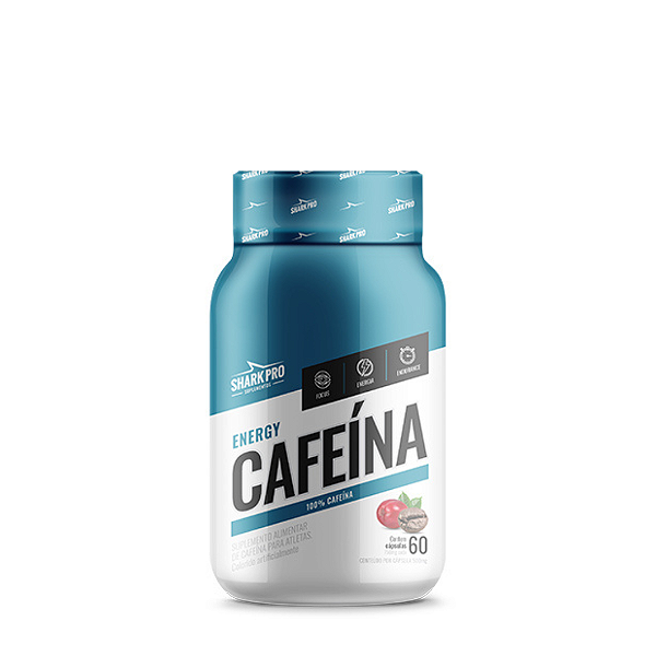Energy Cafeína Softgel 60 Caps. (Shark Pró)