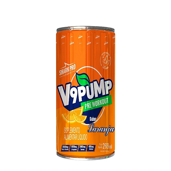 V9 Pump Drink - Lata 269ml (Shark Pró)