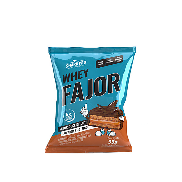 Whey Fajor 55g (Shark Pró)