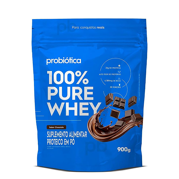 100% Whey Protein Refil 900g (Probiótica)