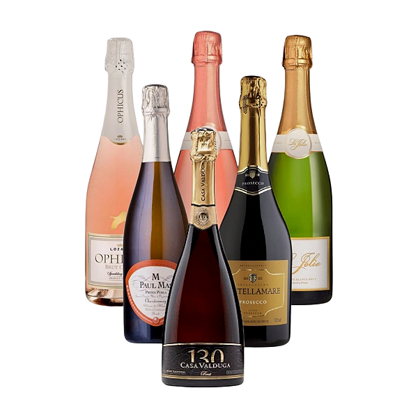 KIT ESPUMANTES PELO MUNDO