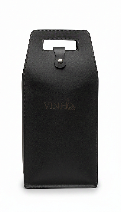 Acessorios - Porta Vinhos Alça Mão Marrom