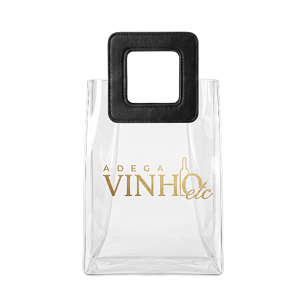 Ice Bag Pvc Com Alça em Courino P/2 Garrafas - MOD 3