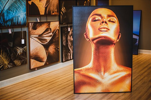 Quadro em tela canvas medindo 100cmx150cm