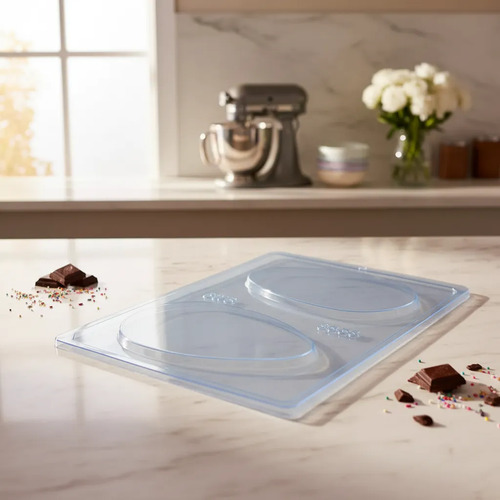5un Formas Simples Ovo Tablete 250g Páscoa Chocolate Acetato Transparente