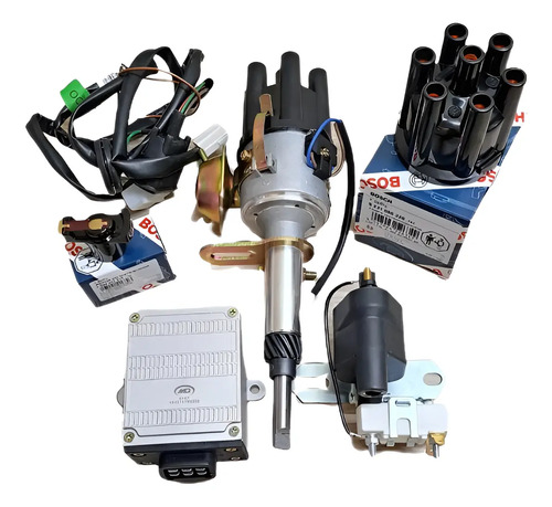 Kit Ignição C10 Chevrolet Brasil + Tampa E Rotor Bosch