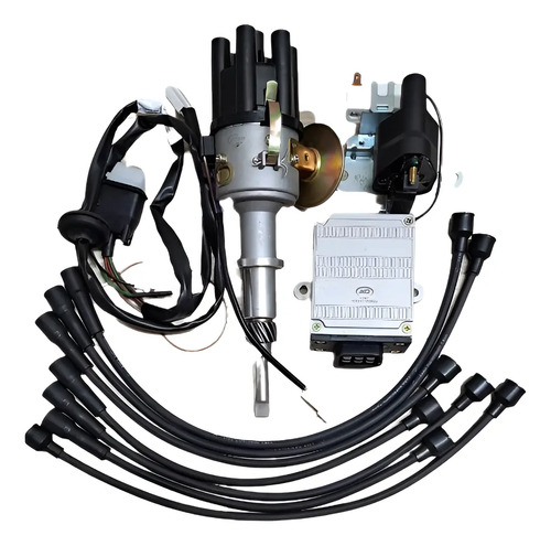 Kit Ignição Eletrônica Opala 6cc Caravan + Cabos De Vela