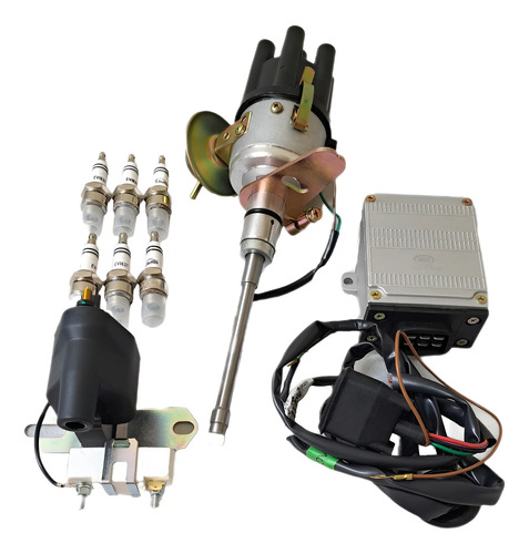 Kit Ignição Eletrônica Jeep Willys 6cc + Velas Completo