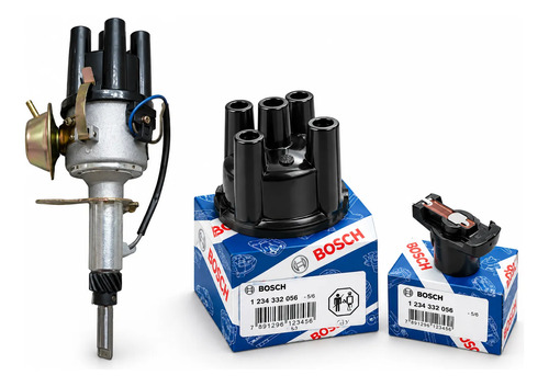 Distribuidor Ignição Jeep 6cc Com Tampa Rotor Bosch Original