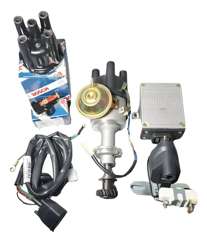 Kit Ignição Chevette Chevy 1.4 1.6 Com + Tampa E Rotor Bosch