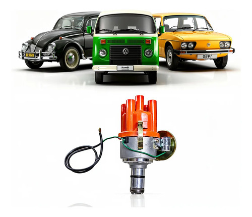 Distribuidor Platinado Kombi Fusca Brasília Com Avanço