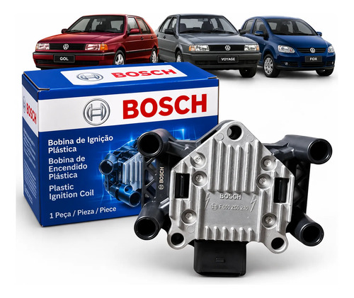 Bobina Ignição Volkswagen Gol Fox F000zs0210 Original Bosch