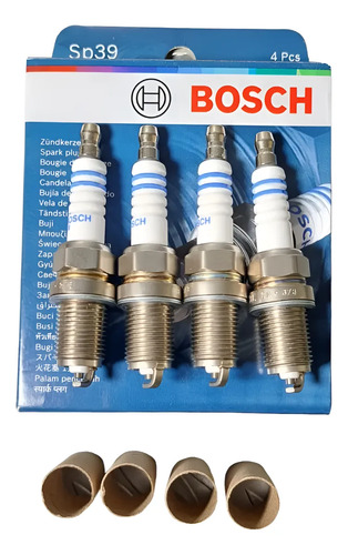 Jogo Velas Original Bosch Fiat Siena Doblo Strada Palio Uno