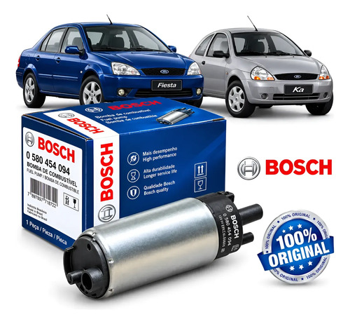 Bomba Combustível Ford Fiesta Bosch 1.0 1.4 1.6 Ka 1.0 1.3