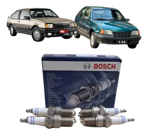 Velas De Ignição Gm Monza Kadett Ipanema 1.8 2.0 Bosch