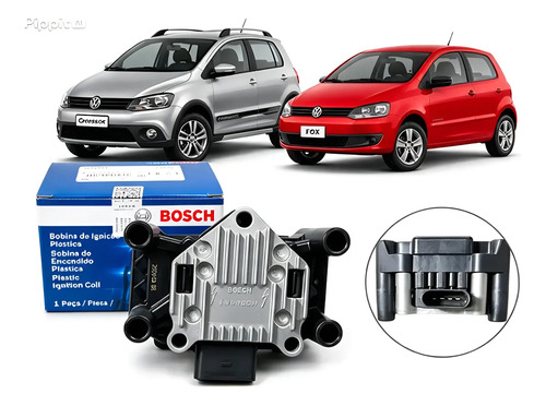 Bobina De Ignição Audi A3 Vw Fox Crossfox Bosch Original