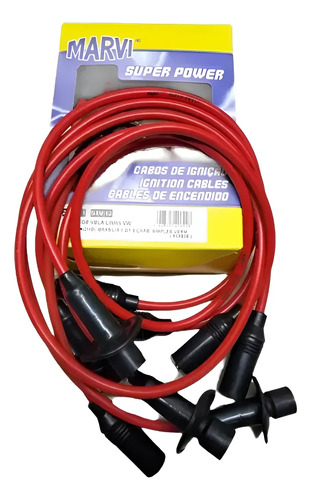 Cabos De Vela Vermelho Kombi 1300 1500 1600