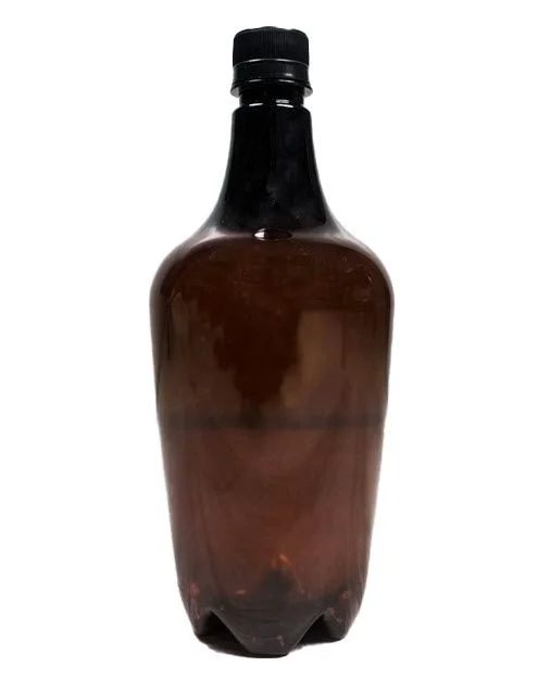 Garrafa PET âmbar - Growler 1 litro