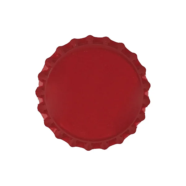 Tampinha Pry-Off 26mm Vermelho 100 unidades