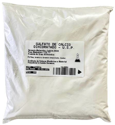 Sulfato de Cálcio - 1kg
