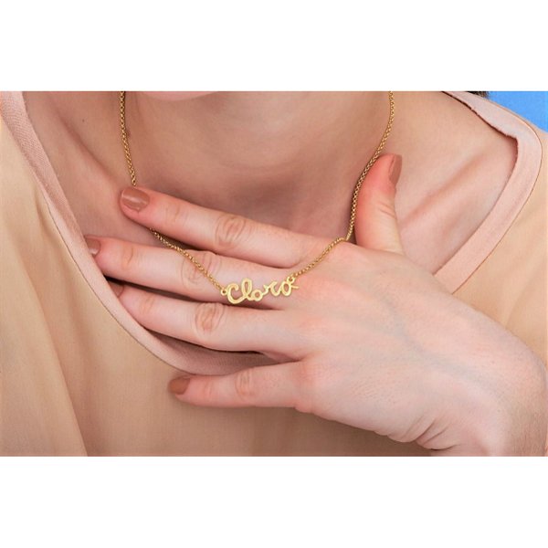 Colar Minha Escrita - 1 Escrita Prata