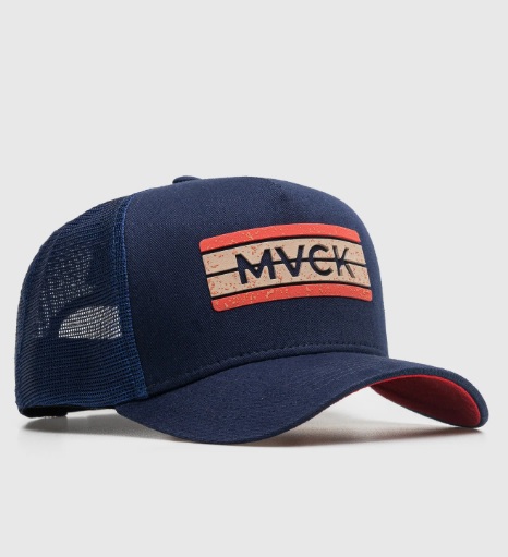 Boné Trucker Dakota Marinho e Vermelho MVCK