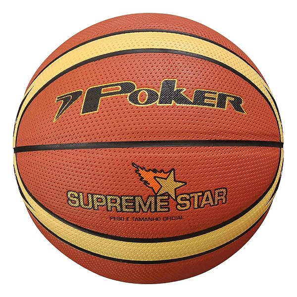 Bola Basquete Supreme Star Poker Tamanho 7
