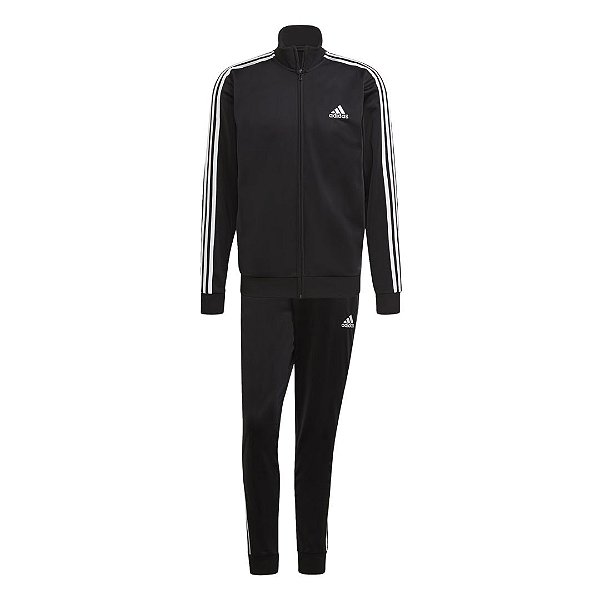Conjunto Agasalho Adidas 3 Listras Masculino