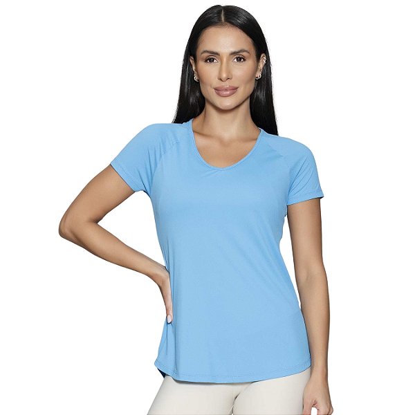 Blusa Decote V Run More Feminina 01617