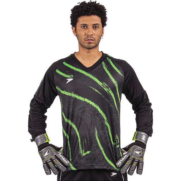 Camisa Goleiro Manga Longa Sublimada Celeno Poker