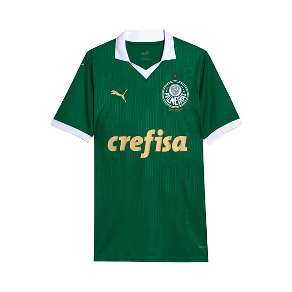 Camisa Palmeiras Torcedor Home Puma Oficial I Masculina