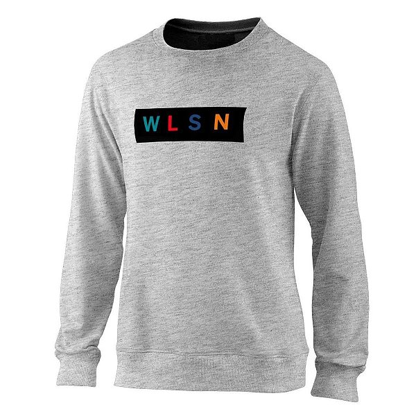 Moletom Blusa Sweat Wilson Mescla