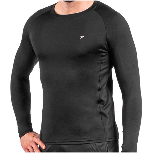 Camiseta Térmica Poker Skin Basic 4 Manga Longa Masculina