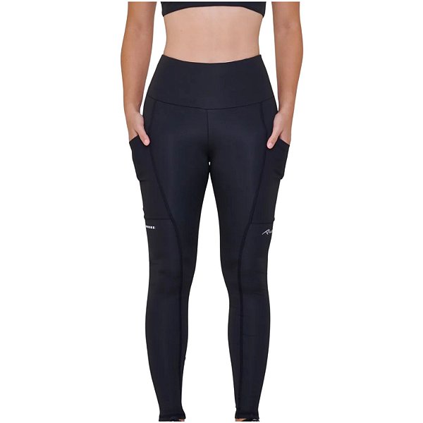 Legging Authen Essential Run Stamina 3 Bolsos