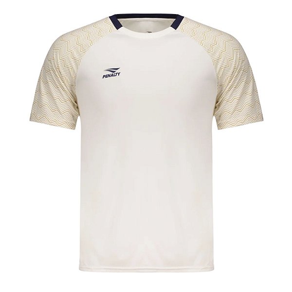 Camisa Penalty Futebol Bravo Off White Masculina