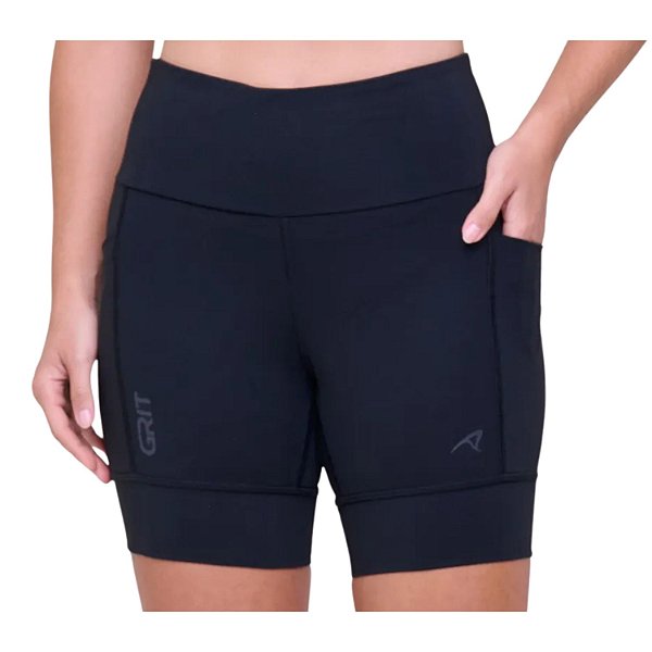 Bermuda Authen Grit Bossa 3 Bolsos 15cm Blackout