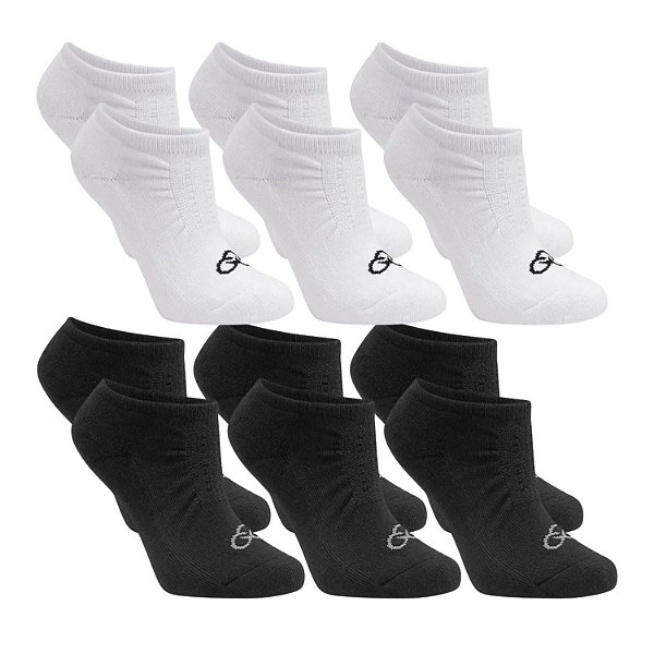 Meia Invisível Olympikus Com 6 Pares 39 ao 44